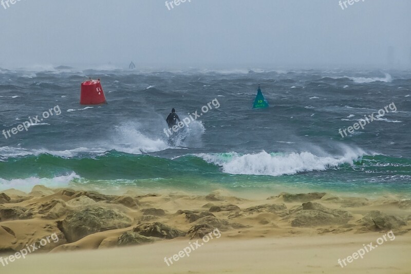 Ocean Winter Poole England Sport