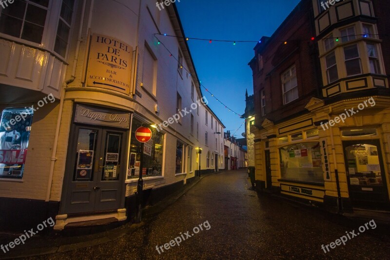 Cromer Norfolk England City In The Evening