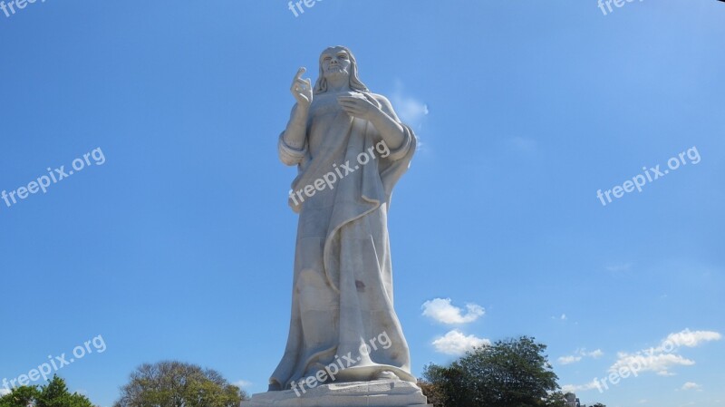 Christ The Redeemer Havana Cuba Free Photos