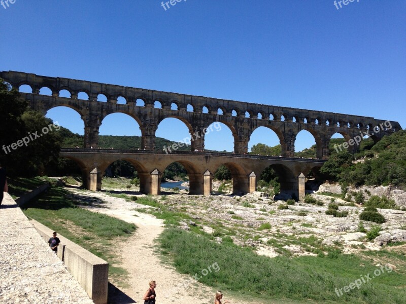 Pont Du Gard France Monument Free Photos