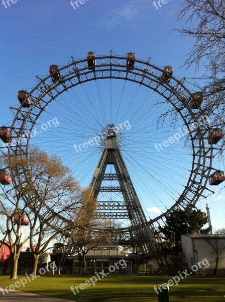 Vienna Prater Wheel Free Photos