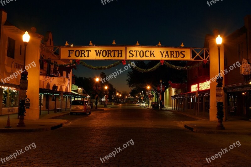 Fort Worth Stock Yards Fort Worth Texas Fort Stock