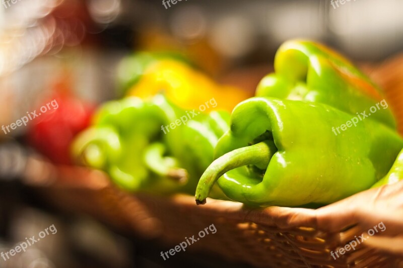 Peppers Spicy Food Red Vegetable