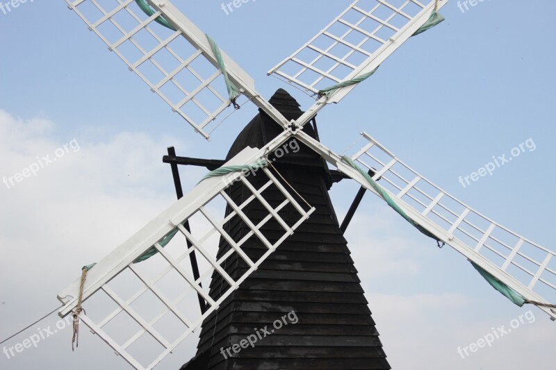 Windmill Restored Mill Day Outdoors