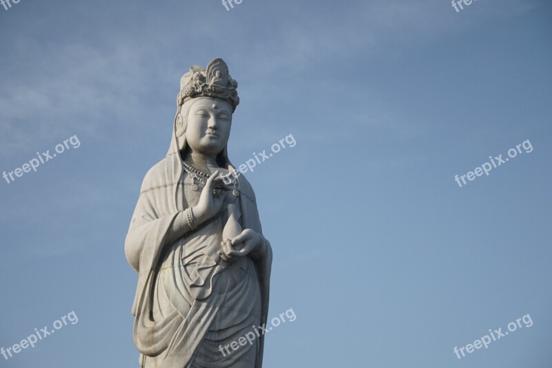 Buddha Gangwon Do Background The Enormity Of Sky