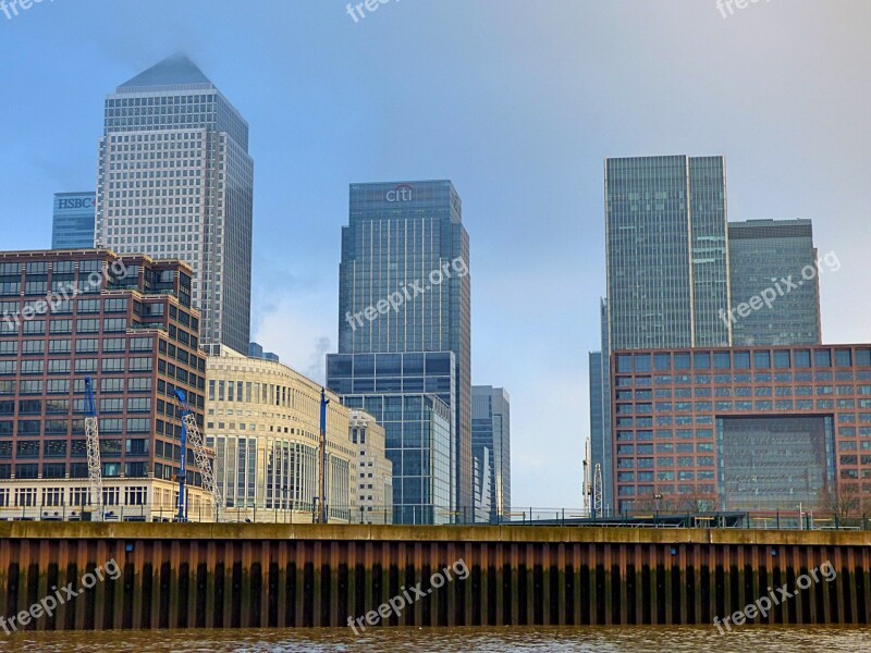 London Cityscape London Skyline River Thames