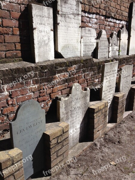 Cemetery Graves Tombstones Death Graveyard