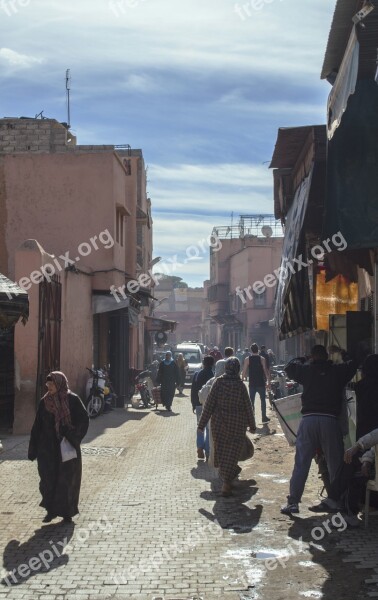 Morocco Moroccan Streets Markets Souks