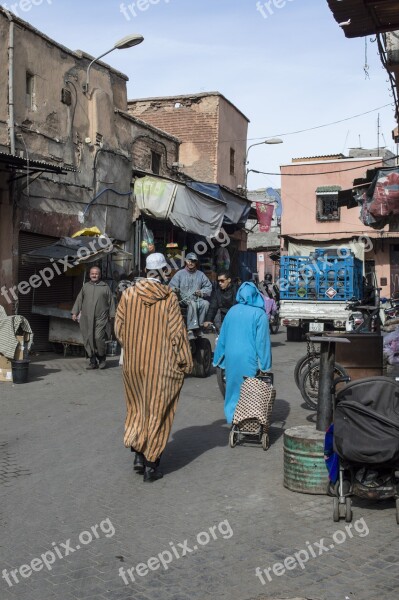 Morocco Moroccan Medina Street Markets