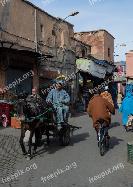 Morocco Moroccan Medina Street Markets