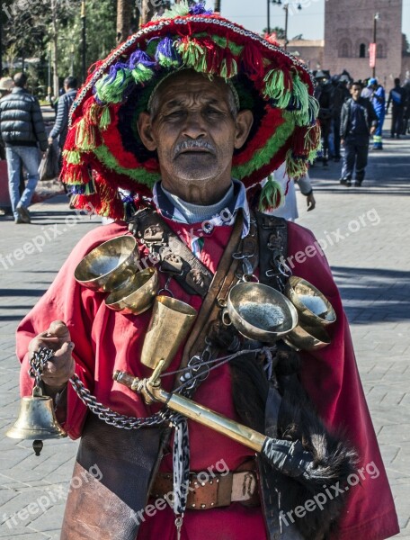 Berber Tribesman Marrakesh Morocco Moroccan