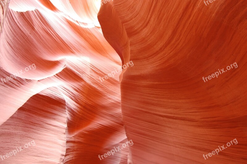 Antelope Canyon Usa Canyon Gorge Rock