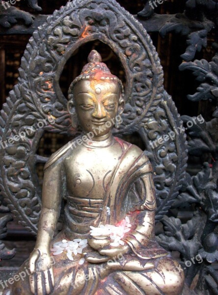 Nepal Statue Sanctuary Buddhism Free Photos