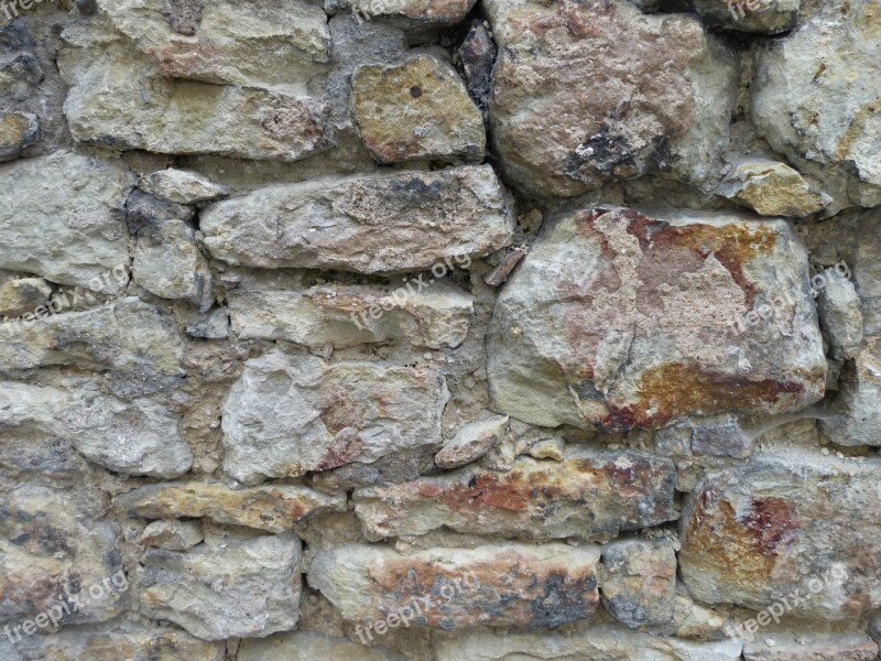 Wall Stone Structure Old Stones