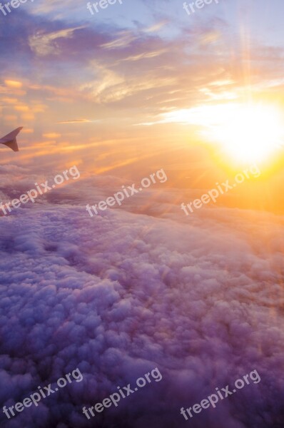 Sky Aerial Aerial View Sunset Sunset Sky