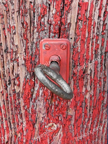 Key Lock Old Door Peeling Paint Free Photos