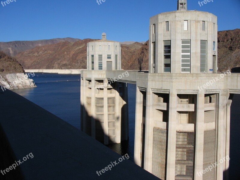 Hoover Dam Dam Hydroelectric Canyon Power