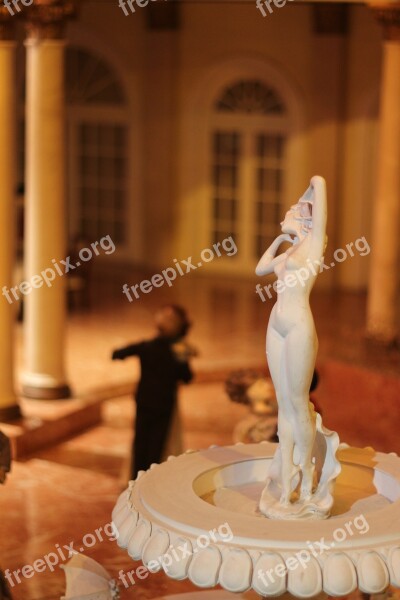 Model Statue Human White Body