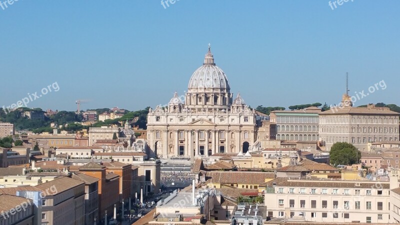 St Peter's Rome Ba Vatican Dome