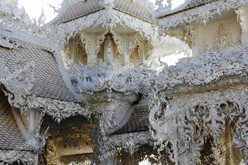 Wat Rong Khun Temple Thailand White Temple Chiang Rai