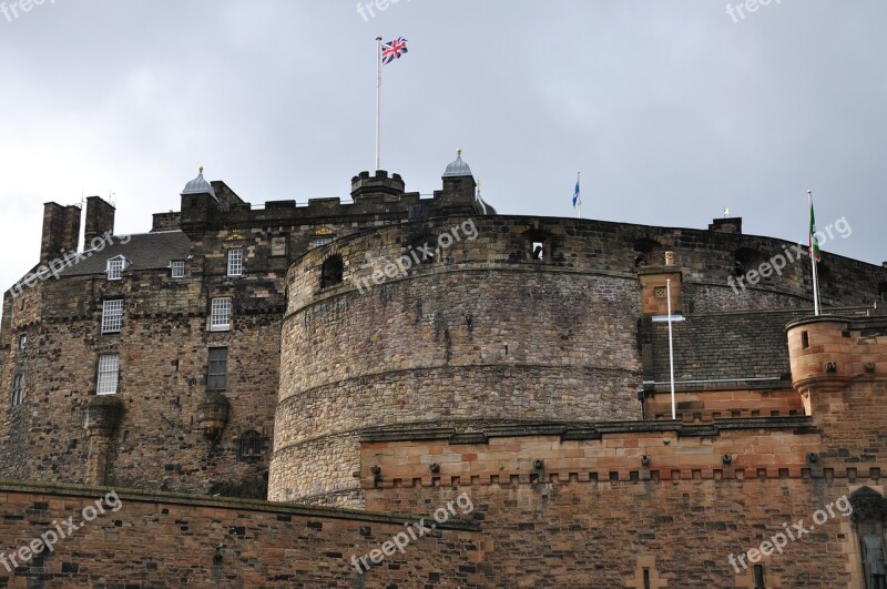 Scotland Edinburgh Castle Free Photos