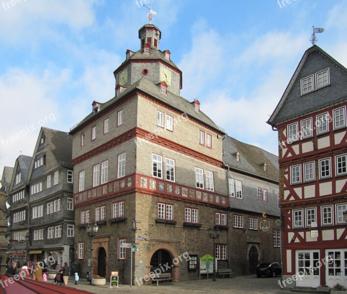 Herborn Germany Historic Center House Timber Framed Building