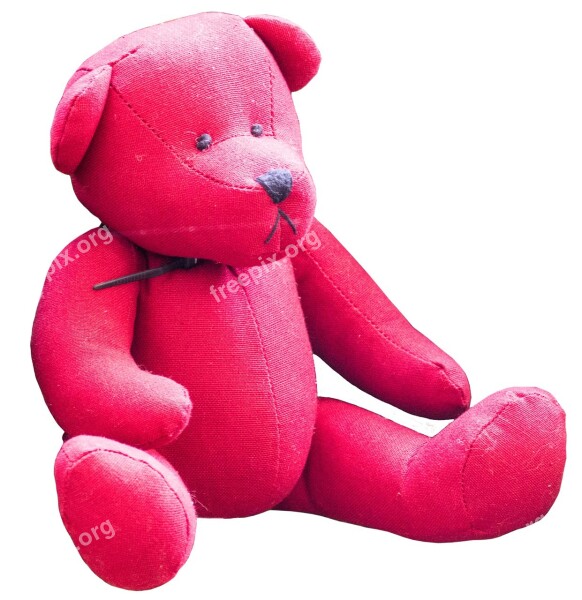 Teddy Bear Soft Toys Red Toys Animal