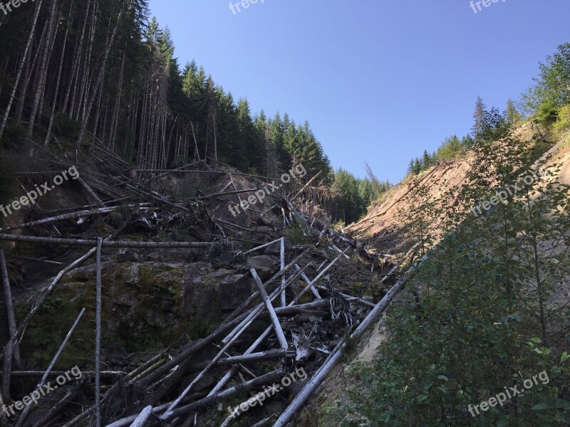 National Forest Erosion Forest Nature Mountains