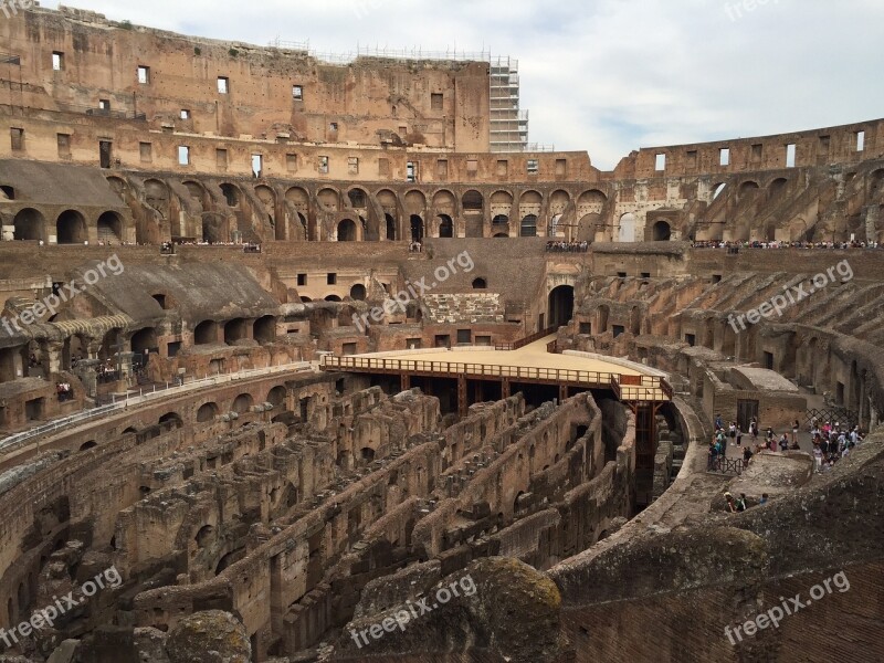 Colosseum Rome Amphitheater Free Photos