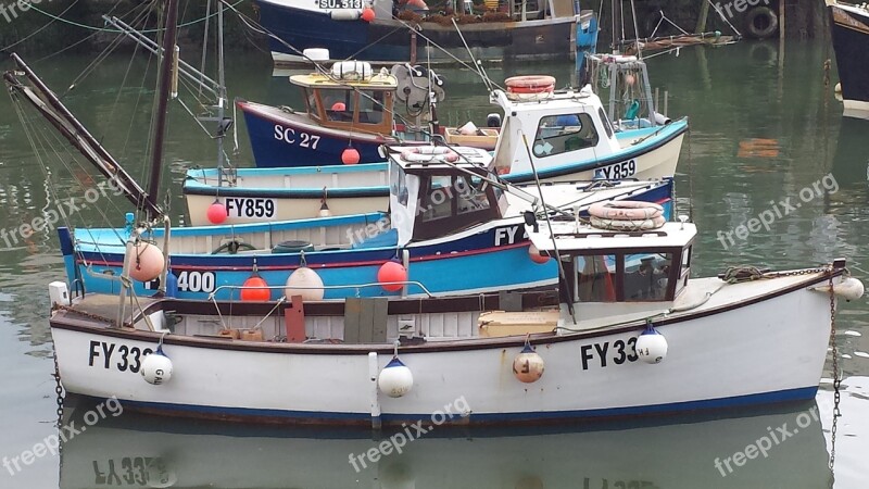 Boats Harbor Water Sea Port