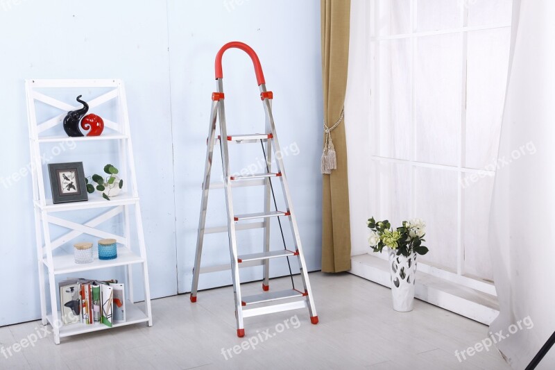 Folding Ladder Stainless Steel Safety Ladders Free Photos