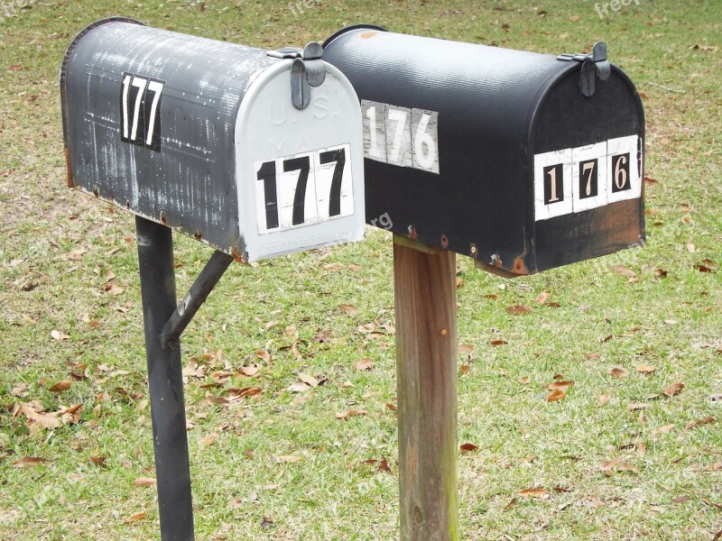 Rural Postal Mailbox Letter Delivery