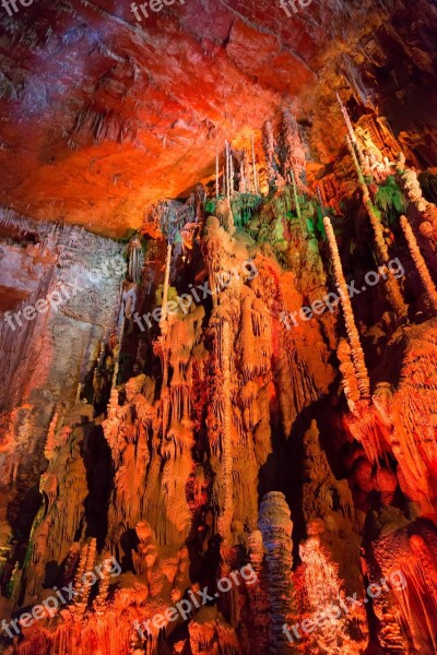 Cave Colorized Lozere Free Photos