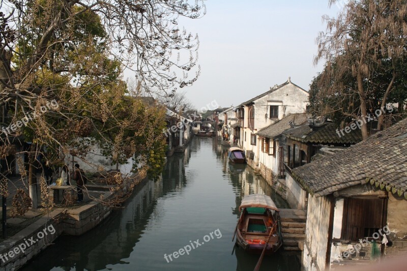 Zhouzhuang Watertown The Ancient Town Bridge Water