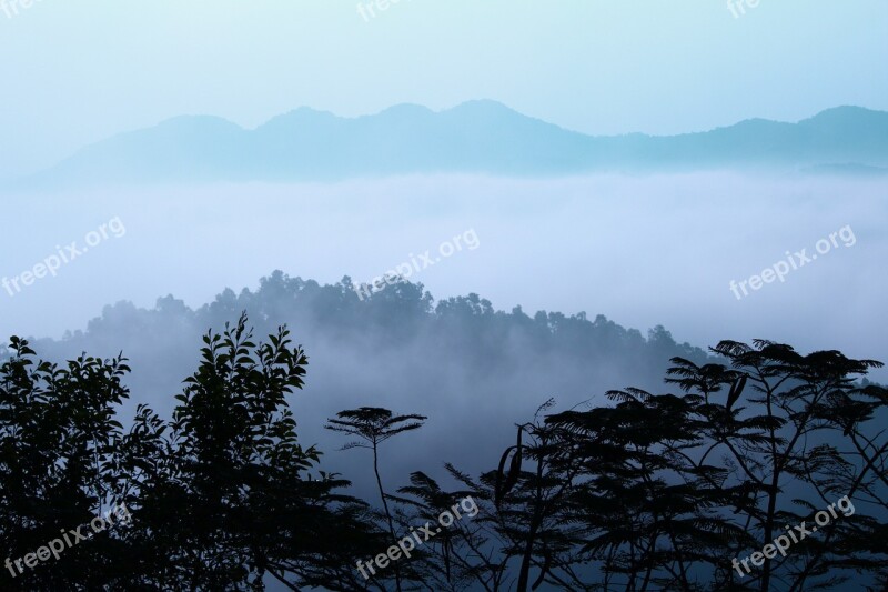 Mountain Cloudy Nature Landscape Sky