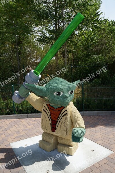 Yoda Lego Legoland Star Wars Jedi