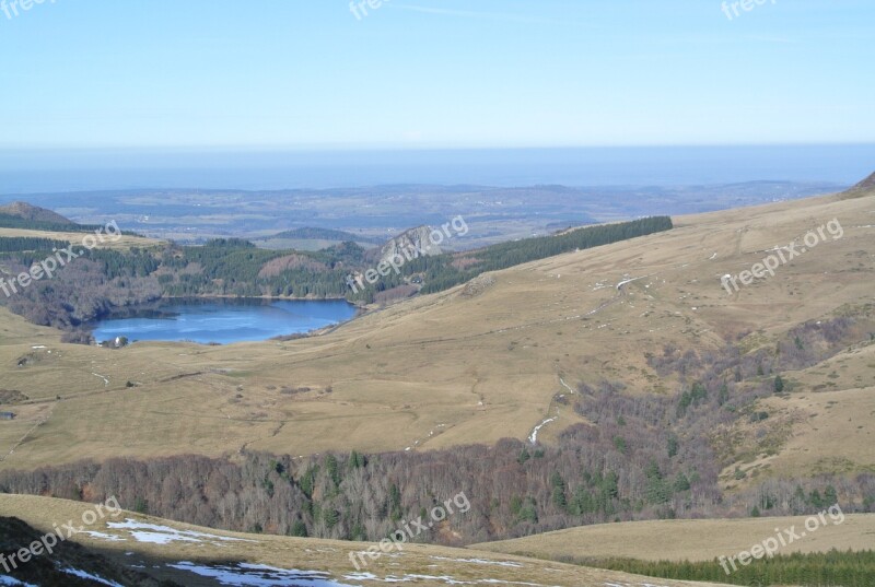 Auvergne Lake Gonzalez Free Photos