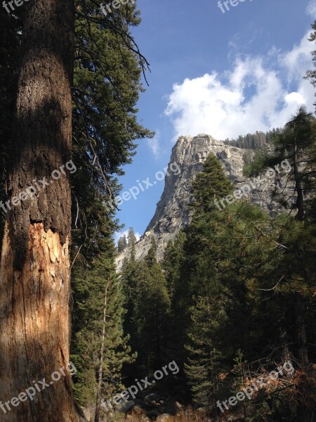 Sierra Nevada Nature Mountain Wild Mountain Landscape