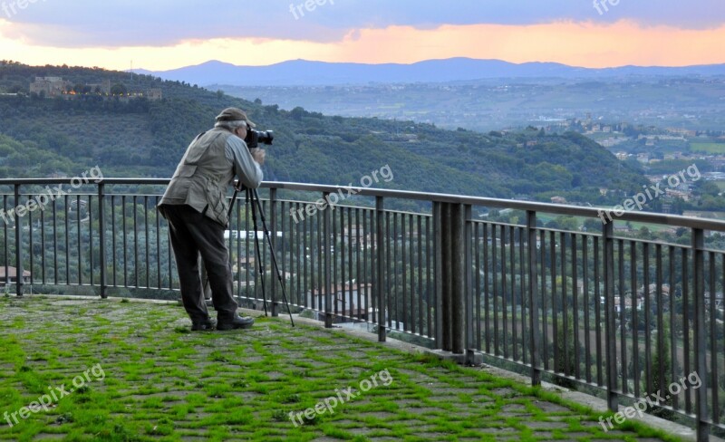 Photographer Landscape Umbria Scenic Landmark