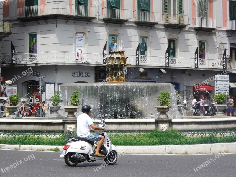 Naples Italy Roman History Roller Fountain