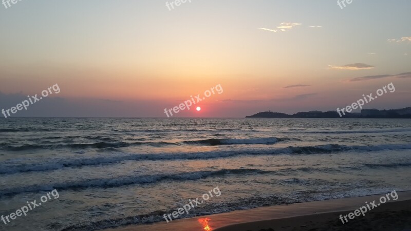 Marine Kusadasi Izmir Landscape Sunset