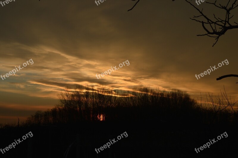 Winter In The Morning Mount Uniacke Sunrise Nature