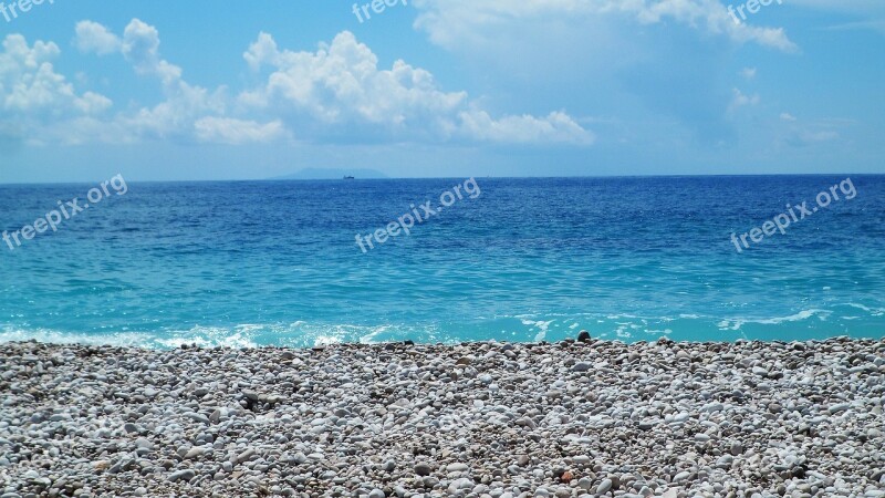 Beach Sea Sky Sand Lazur