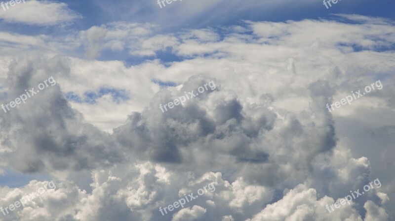 Sky Intense Sky Clouds Storm Clouds Free Photos