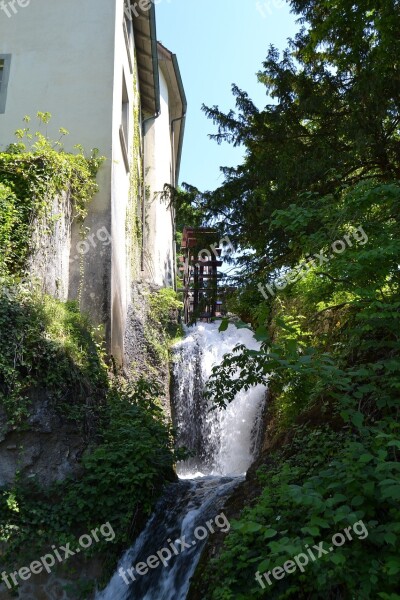 Schaffhausen Switzerland Watermill Summer Nature Flow