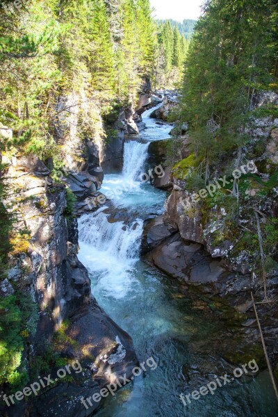 River Torrent Waterfall Course Impetuous