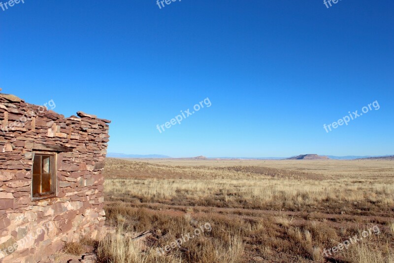 Hut Old Desert House Rural