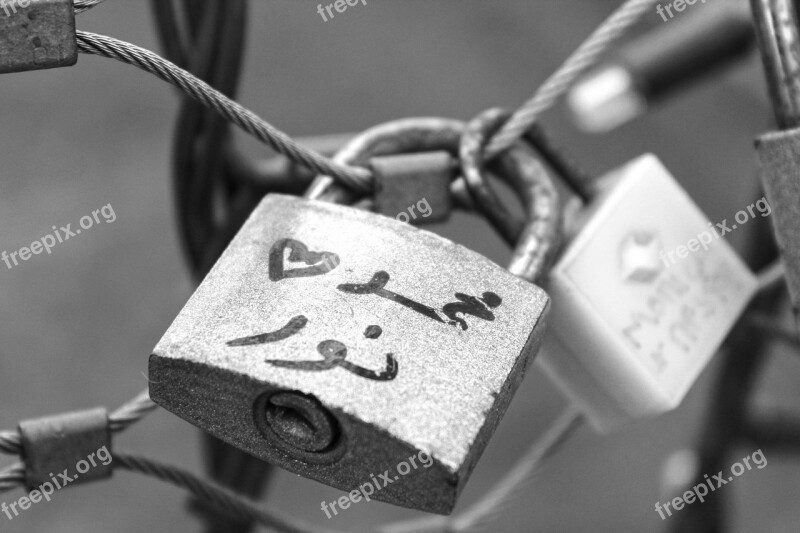 Arabic Key Love Lock Lock Austria