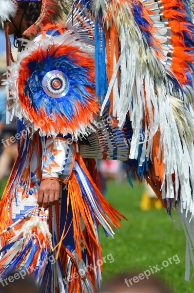 Regalia Indegenous Indian Dancer Costume