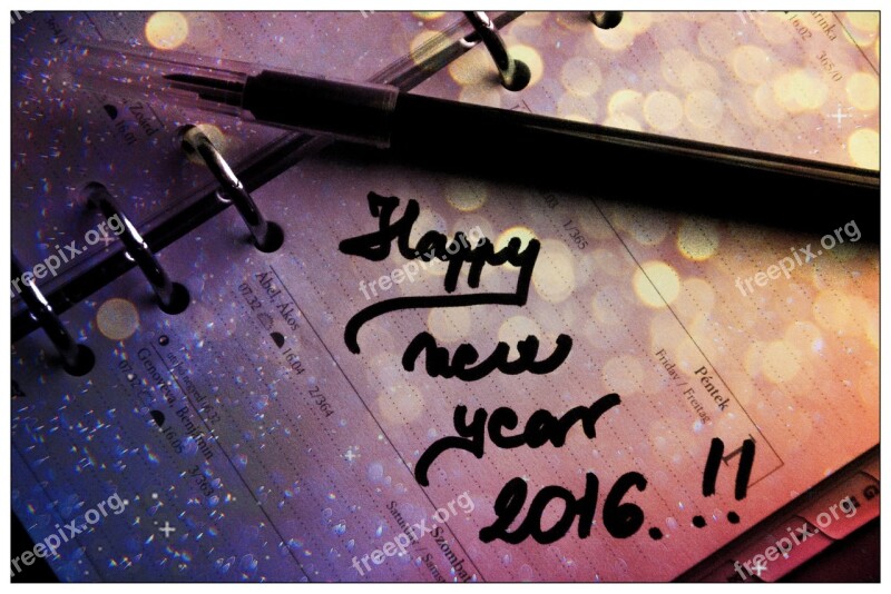 Happy New Year Holiday New Beginning Free Photos